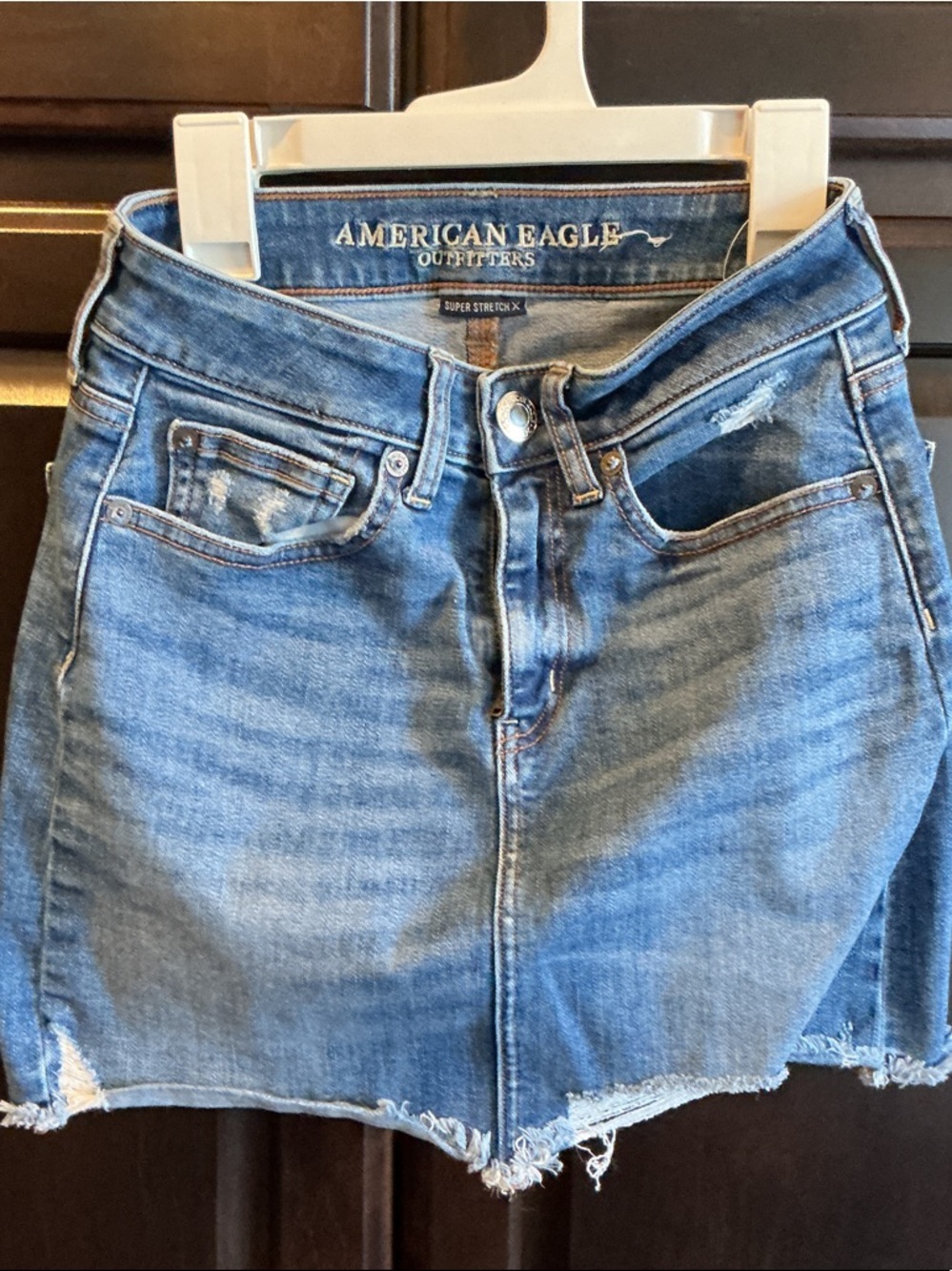 American Eagle Super Stretch Denim skirt - Light Blue